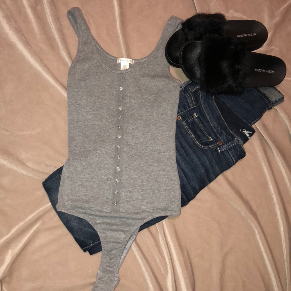 Ribbed Bodysuite